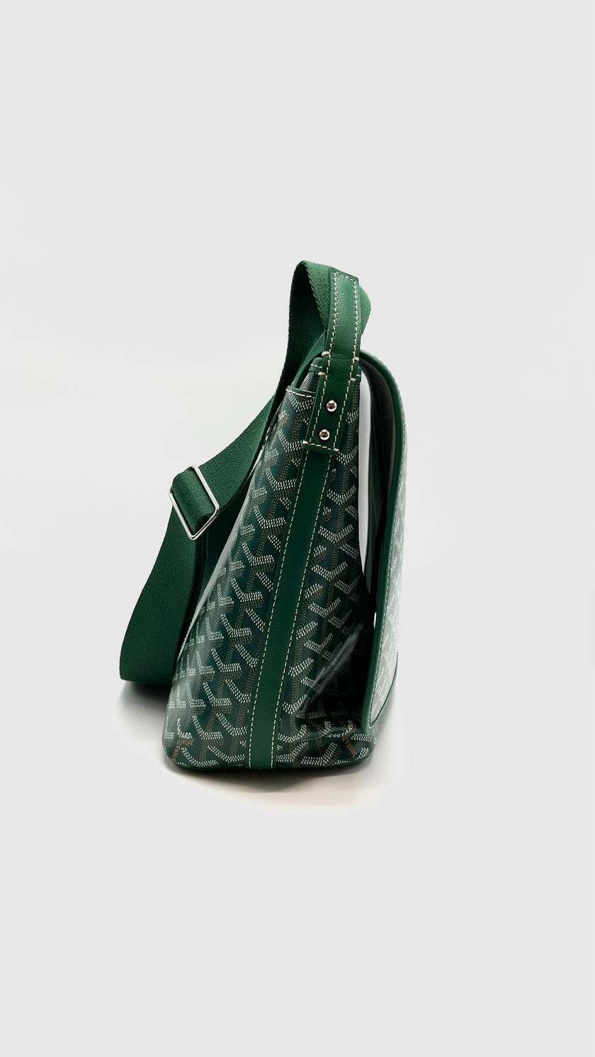 Brand New. Goyard Capetien MM Messenger Green. ADM020252|16127