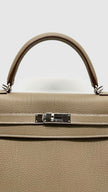 Preowned. Hermes Kelly 32 Etoupe Togo PHW. RM144|13069