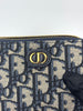 Like New. Dior 30 Montaigne Medium Blue Wallet. 43MA0235|6793