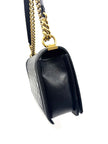 Preowned. Chanel Leboy New Medium Black Lambskin GHW. 21698415|17071