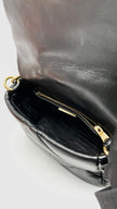 Like New. Prada 1BD292 Nappa Patch Nero Shoulder/Crossbody Bag|11302