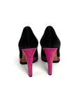 Preowned. Chanel Heels Black/Pink. 36|10735