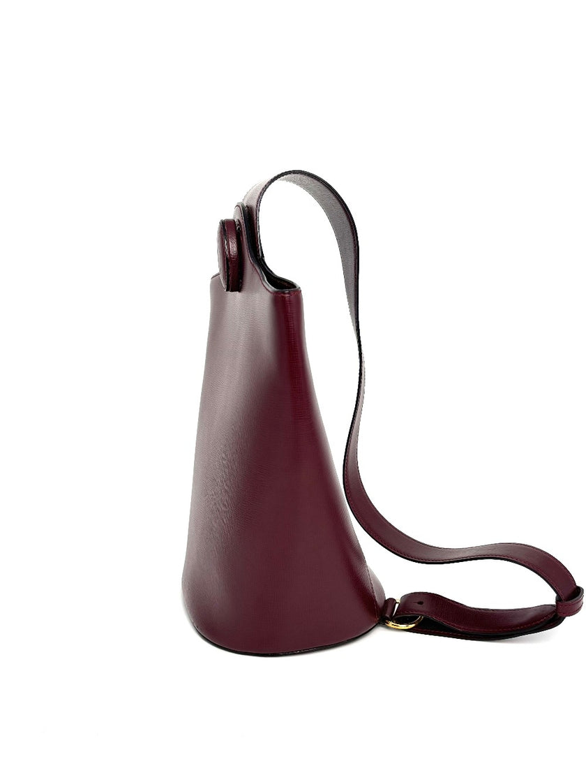 [SALE] Preowned. Cartier 20th Century Body Bag Maroon|11354