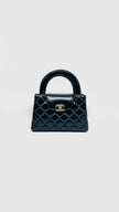 Brand New. Chanel Mini Kelly Blue Marine Lambskin GHW. ENN65939|11650