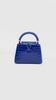 Preowned. Mini LV Capucines Croc Blue|11404
