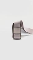 Preowned. Hermes Geta Mauve Pale/Chai Chevre PHW. BPU009NI|8261