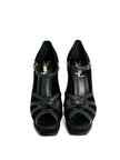 Preowned. YSL Tribute Heels Black. 36.5|12896