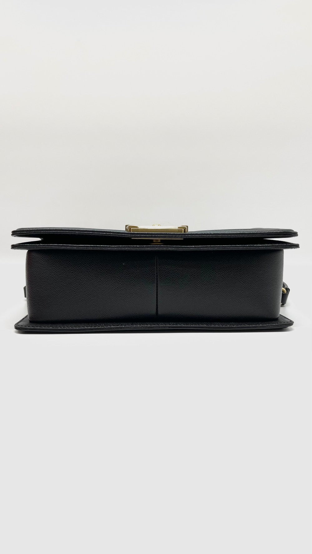 Brand New. Chanel Leboy Old Medium Black Caviar GHW. GN3XPEXG|9844