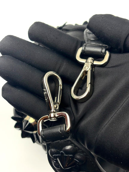Preowned. Fendi Bag Strap Black|6767