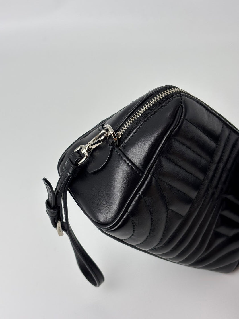 [SALE] Like New. Prada Maniglia Calfskin Wrislet Black|5948