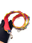 Preowned. Fendi Flower Bag Strap Multicolor|16993