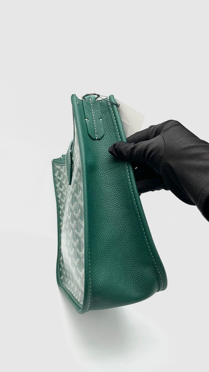 Brand New. Goyard Musette PM Green. SAH020264|16499