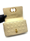 Like New. Dior Caro Medium in Corda Calfskin GHW.62MA0252|17892