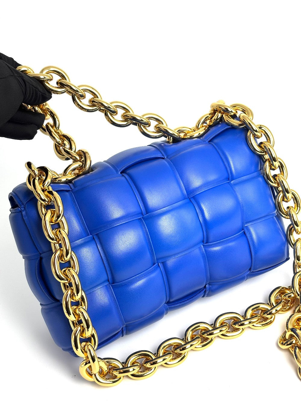 Brand New. Bottega Chain Cassette Royal Blue|11770
