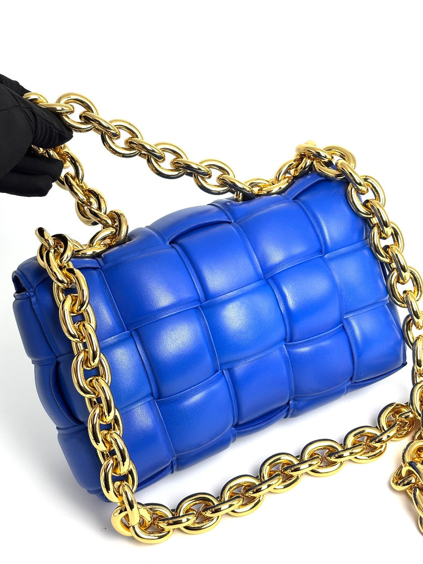 Brand New. Bottega Chain Cassette Royal Blue|11770