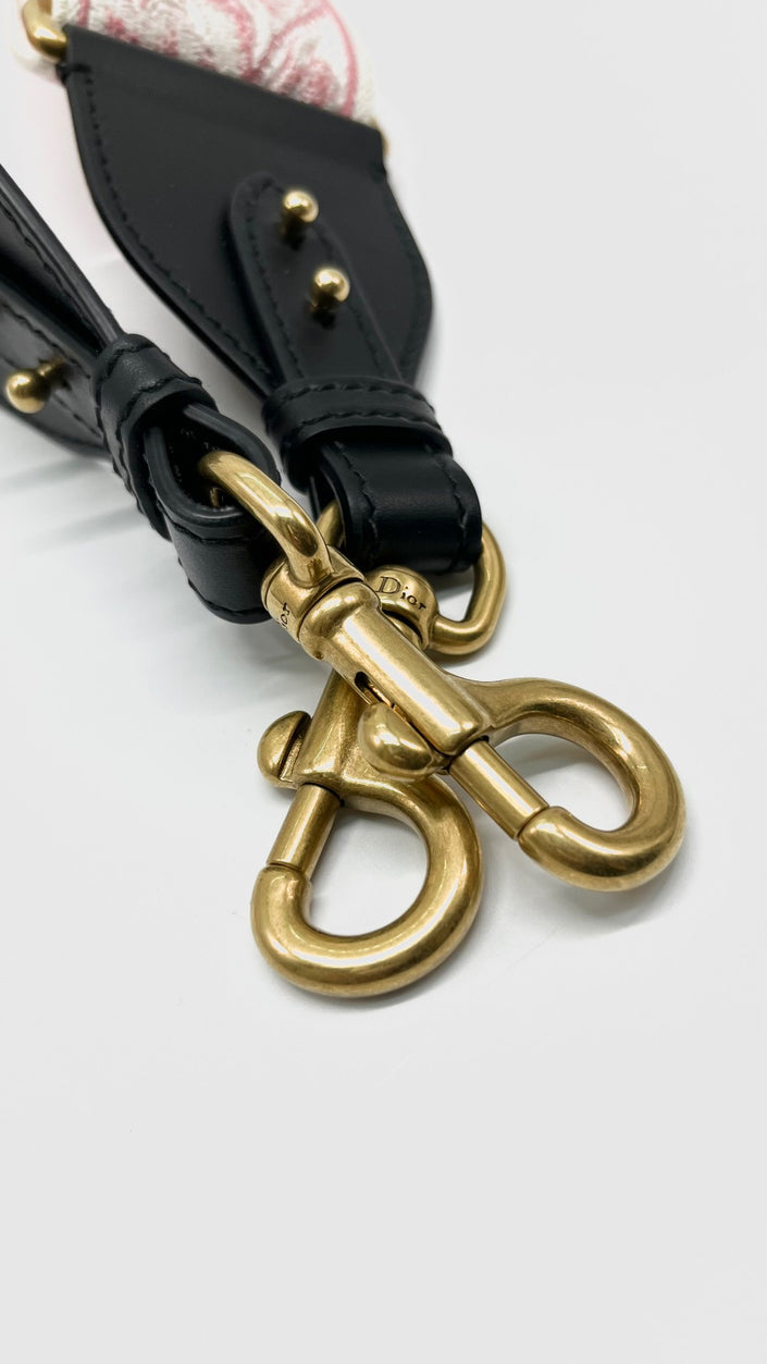 Brand New. Dior Bandoulier Rose Multi Bag Strap|12198