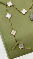 Brand New. VCA Alhambra Necklace 10 Motifs MOP|6223