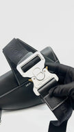 Like New. Dior Saddle Grained Calfskin Black for Men. 11-BO-1211|16429