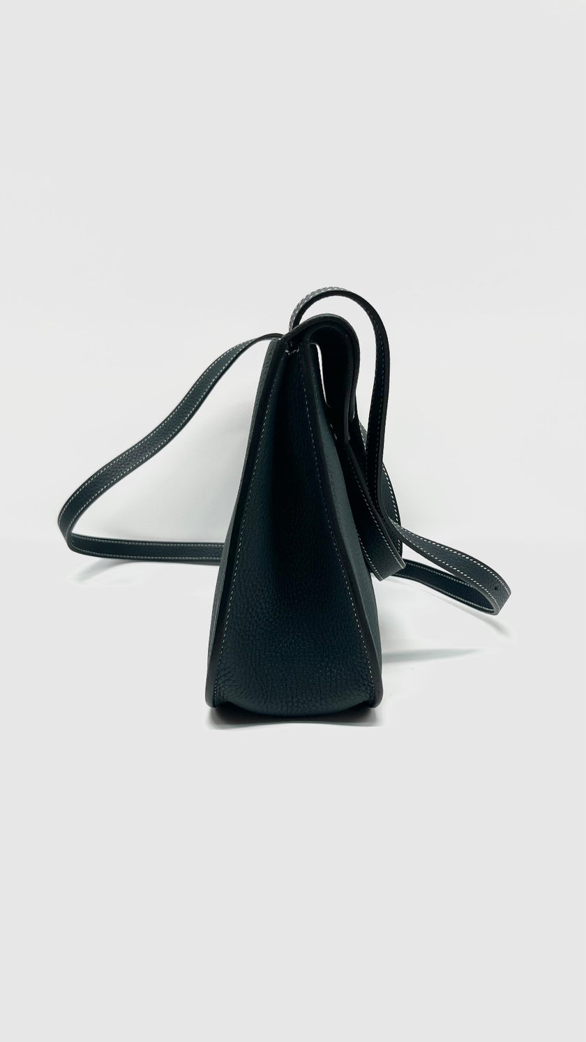 Brand New. Hermes Halzan 31 Togo Vert Bosphore GHW. CBT011TD|11429