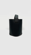 Unused. Loewe Mini Pebble Bucket Bag Black Calfskin|13150