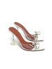 Brand New. Amina Muaddi Rosie Glass Heel. 37|11721