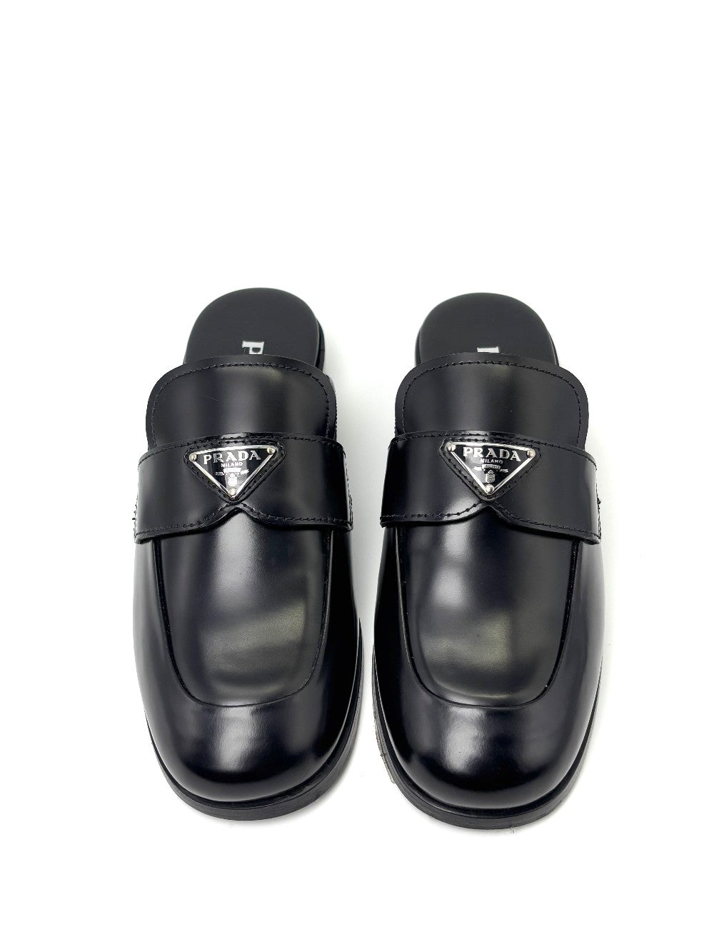 Preowned. Prada Calzature Donna Mules Black. 35.5|6438