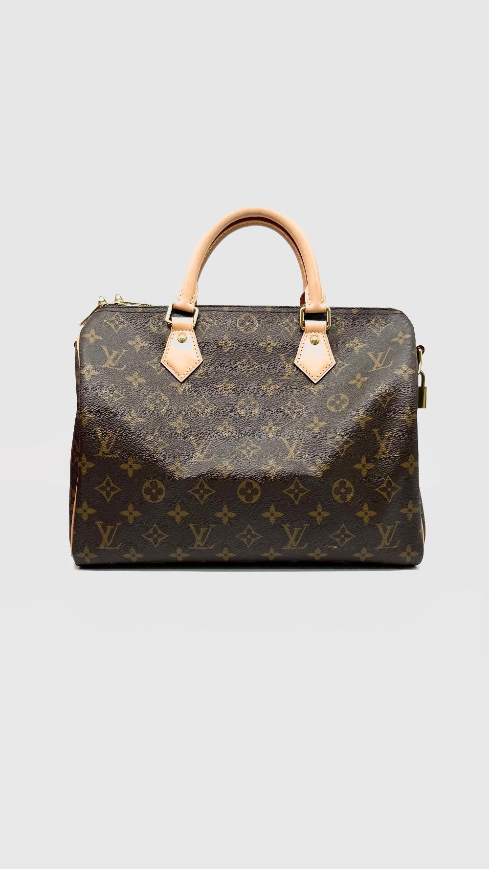 Preowned. LV Speedy Bandouliere 30 Monogram. MIcrochip|11985