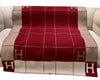 Brand New. Hermes Avalon Blanket Maroon|11015