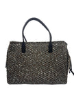 Brand New. Chanel XXL Urban Essential Shopping Tote Black Calfskin/Multi Tweed GHW. XAJLP0T8|17114