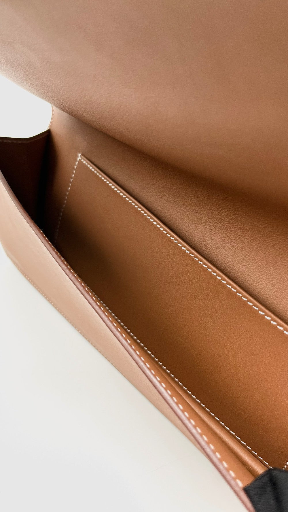 Brand New. Hermes Shadow Birkin Clutch Gold Swift. BST343FF|13035