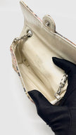 Preowned. Chanel Python Mini Flap Multicolor SHW. 6111892|15309