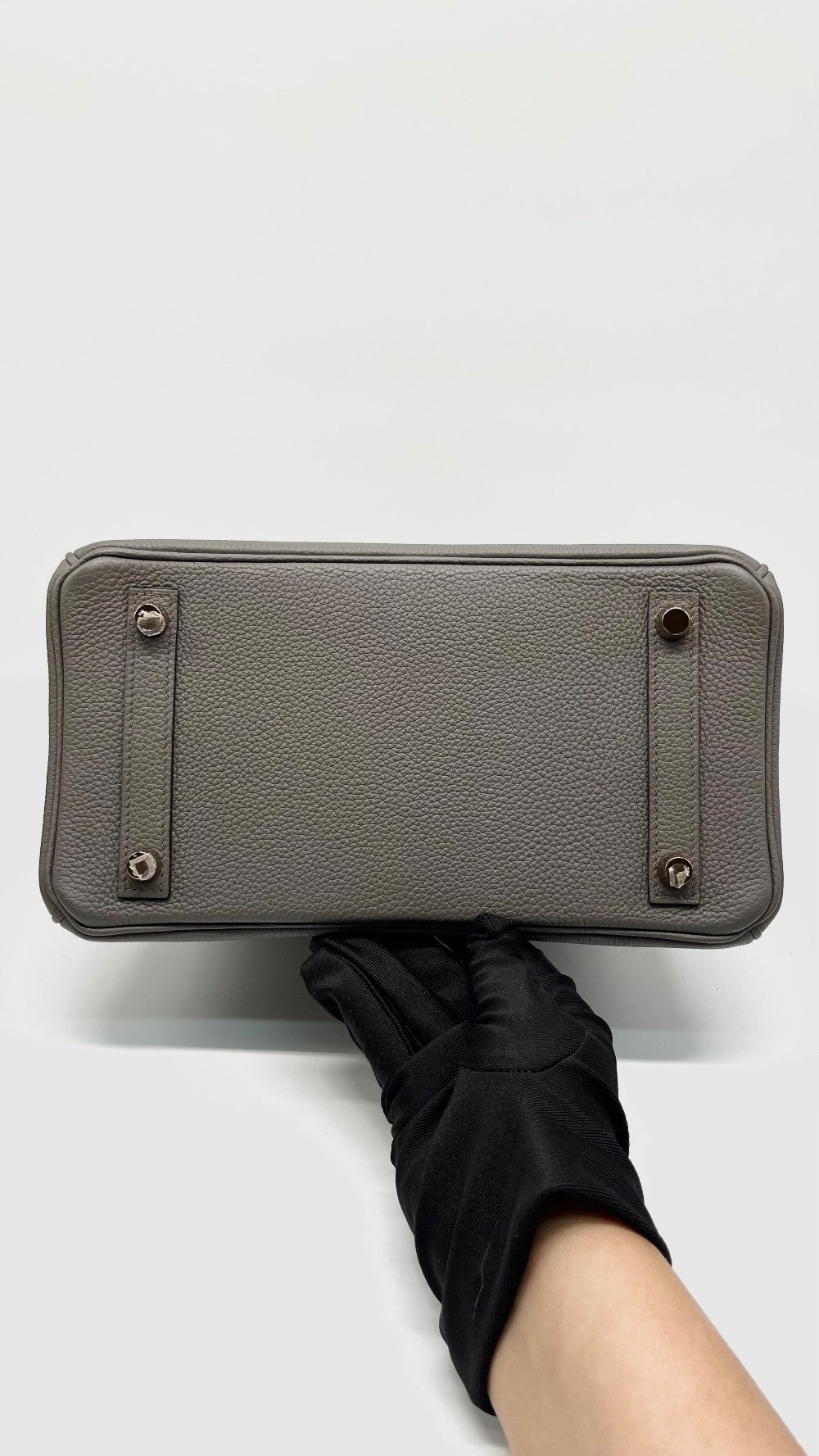 Preowned. Hermes Birkin 25 Etain Togo GHW. DPY837WM|14870