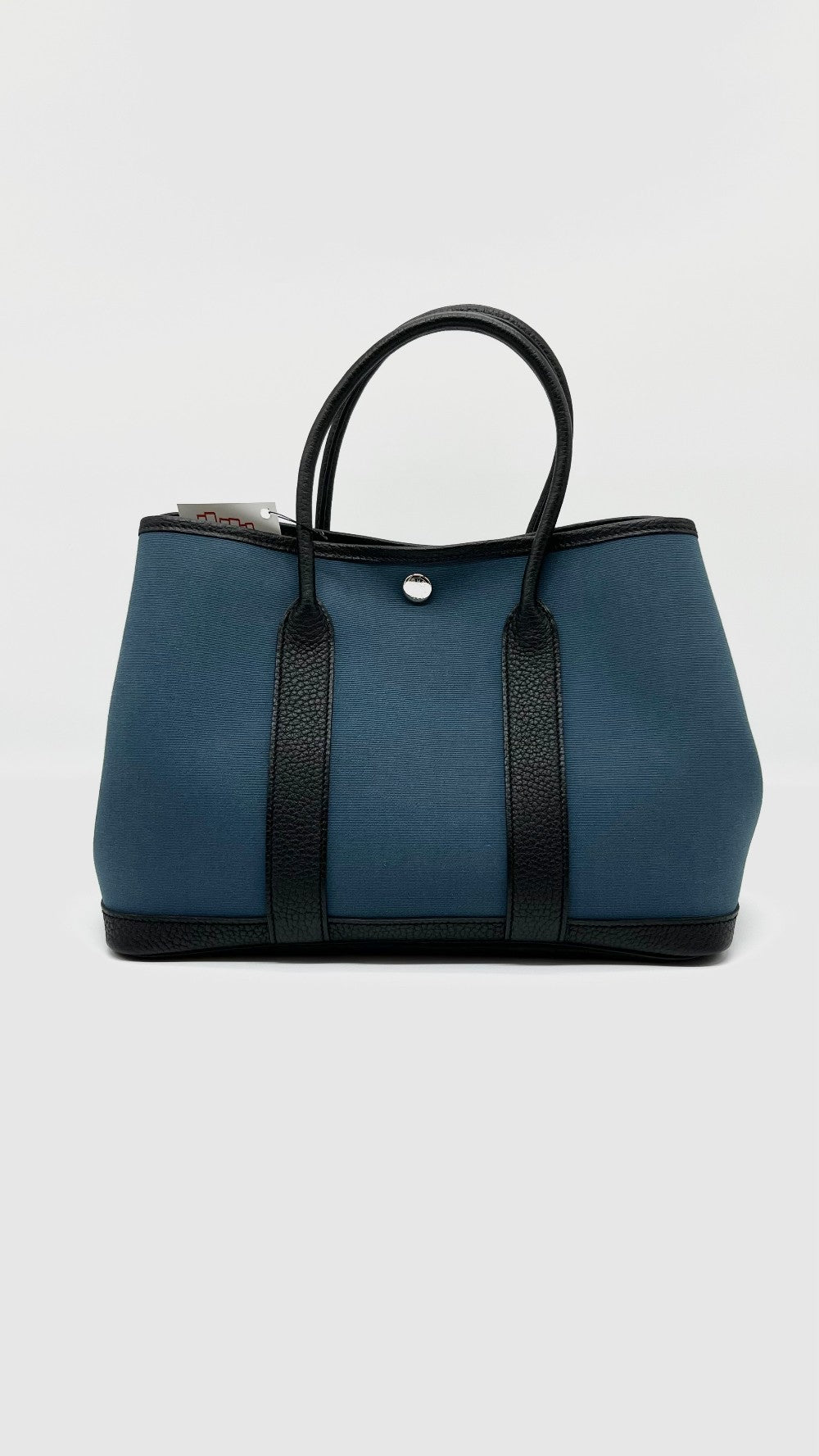Brand New. Hermes GPT 30 Toile Tempete/Noir Negonda PHW. WAU002MM|5364