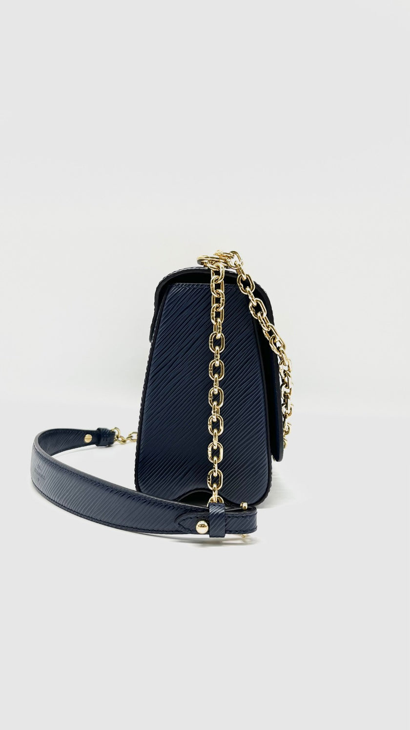 Unused LV Twist Epi MM Indigo. FL4138|9898