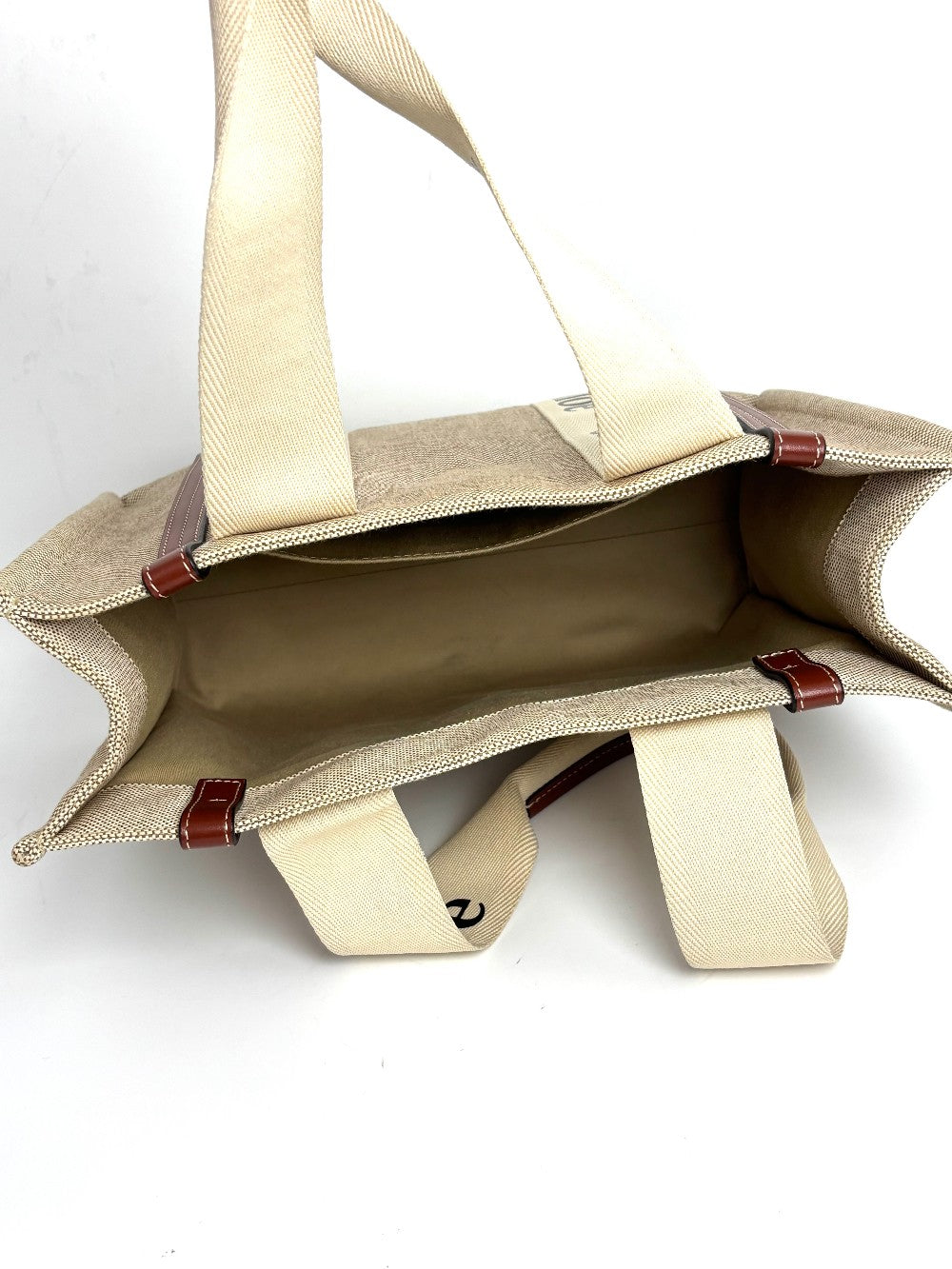 [SALE] Preowned. Chloe Woody Medium White/Brown|11108