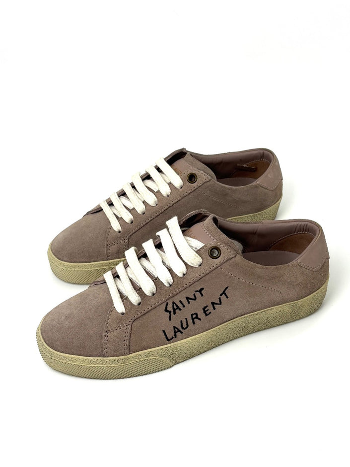 Brand New. YSL Sneakers Nude. 34.5|7630