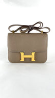 Brand New. Hermes Constance 24 Etoupe GHW Epsom. BCT387UK|4824