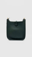 Brand New. Hermes Evelyne TPM Vert Mangrove Clemence GHW. KCH002BF|4985