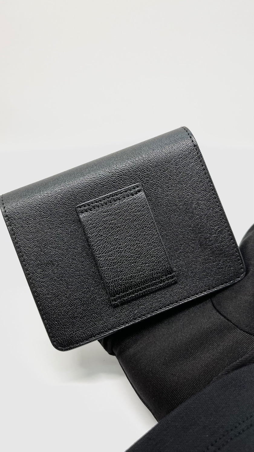 Brand New. Hermes Roulis Slim Passant Black GHW|9441