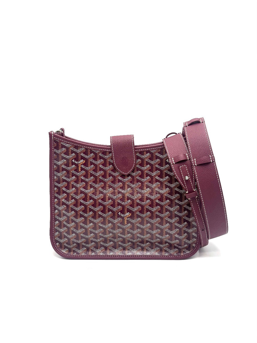 Brand New. Goyard Musette Burgundy. LME020283|17901