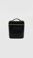 Preowned. Chanel Coco Vanity Bucket Black Caviar GHW. 5850515|9624