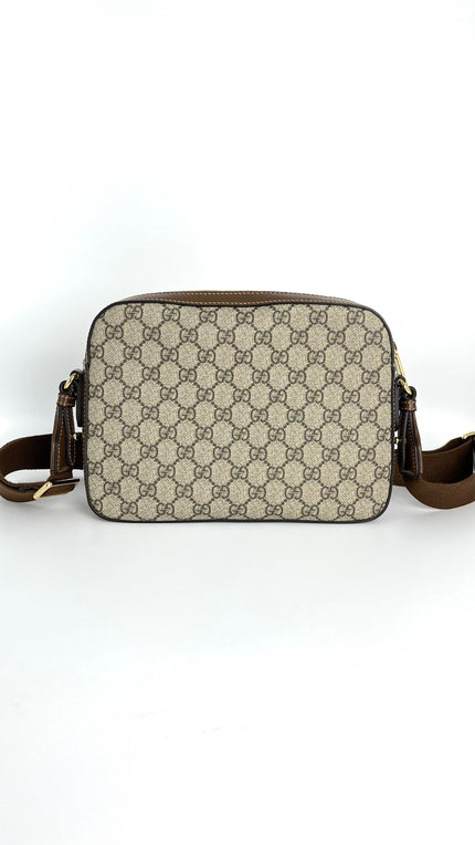 [SALE] Like New. Gucci Interlocking G Messenger Brown Bag|4737