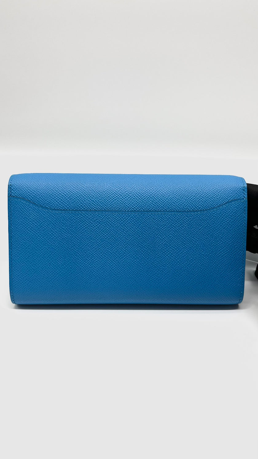 Brand New. Hermes Constance To Go Exotic HW Blue Zanzibar. UAI005IT|5518