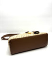 Like New. Loro Piana L27 Extra Pocket Sun Gold Leather/Tweed GHW|17408