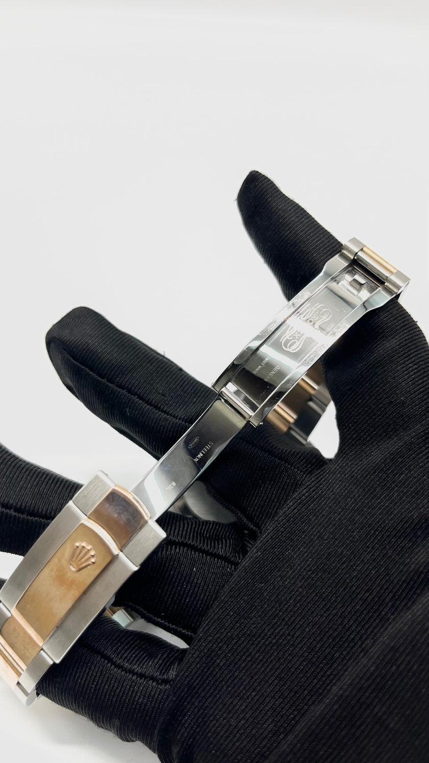 Preowned. Rolex Datejust 41 MOP Dial With Diamonds Two Tone RG/Steel Oyster 2018 41mm 12.5 links|14372