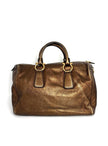 Preowned. Ferragamo Boston Bag Bronze|13263