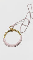 Brand New. Hermes Swift Grand Loop Pink Necklace|9357