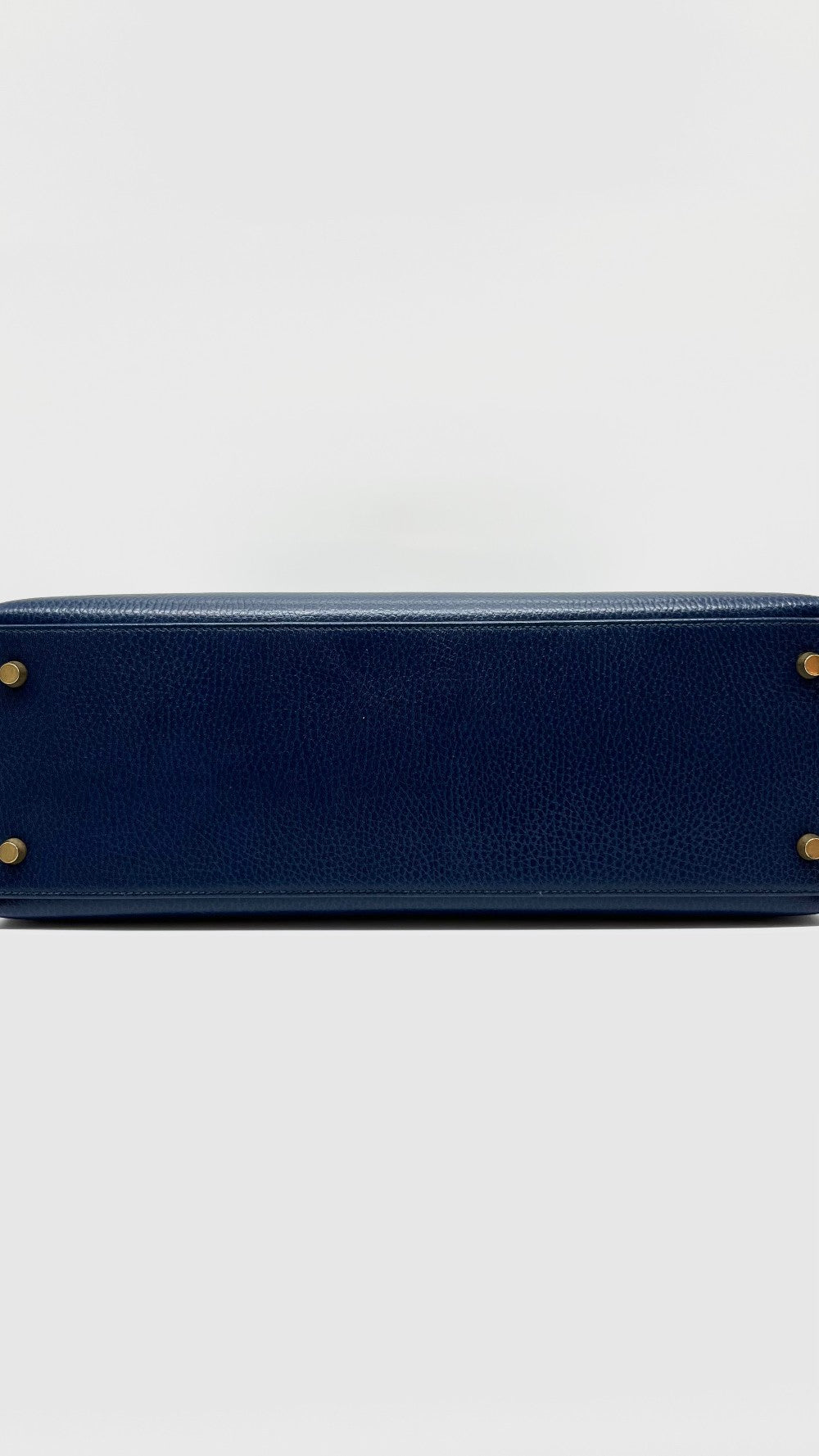 Preowned. Hermes Kelly 35 Blue Sapphire. Circle Z84|5253