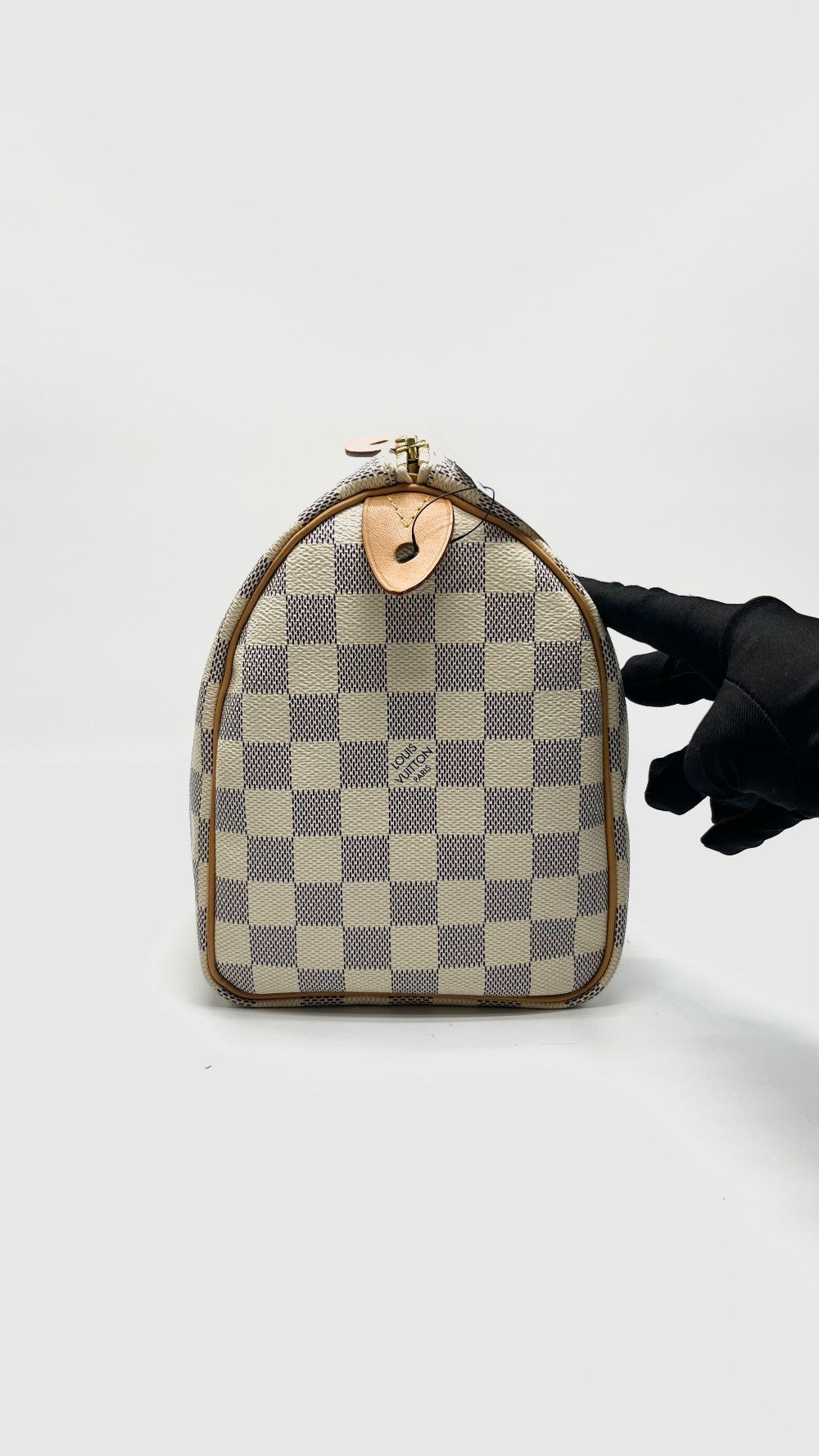 Like New. LV Speedy 25 Azur. MB1128|16024