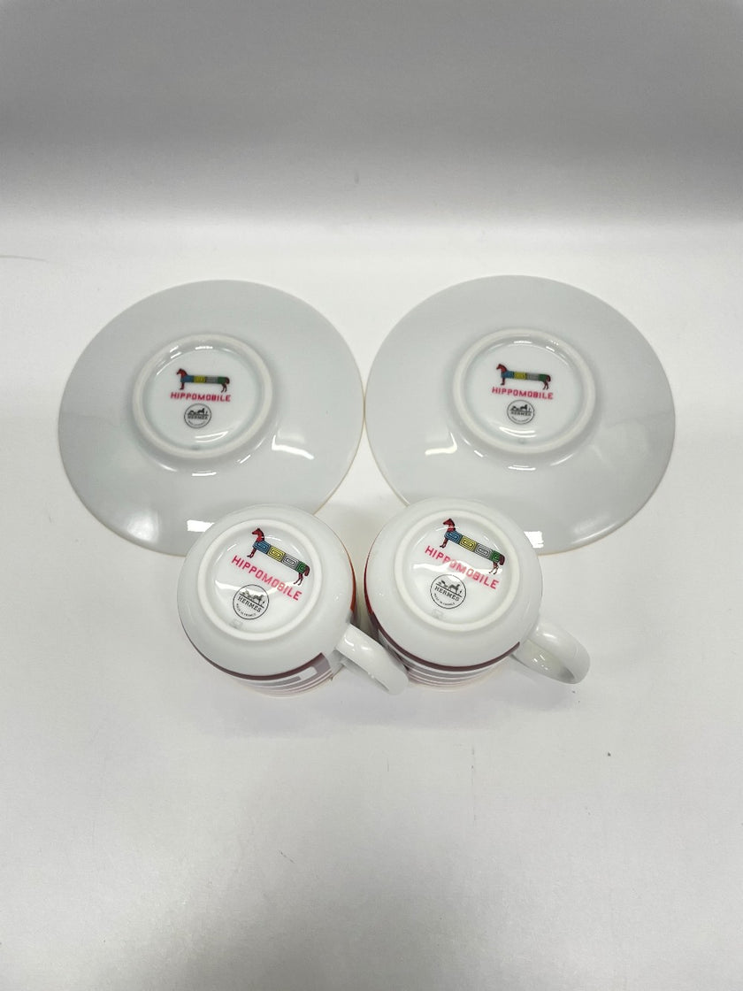 Brand New. Hermes Hippomobile Coffee Set|13181